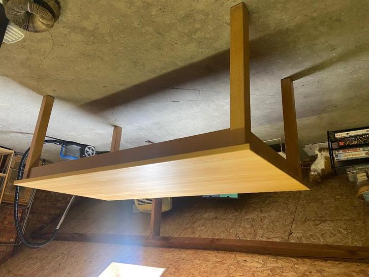 Tafel met stoelen, Huis en Inrichting, Tafels | Eettafels, Gebruikt, 150 tot 200 cm, Vijf personen of meer, Rechthoekig, Ophalen