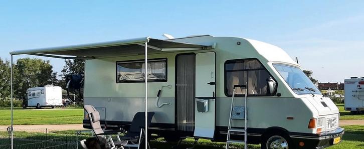 Prachtige peugeot pilot camper, Caravans en Kamperen, Mobilhomes, Particulier, Navigatie, Omvormer, Luifel, Ophalen