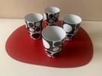 4 tasses Verner Panton noires, Maison & Meubles, Enlèvement ou Envoi