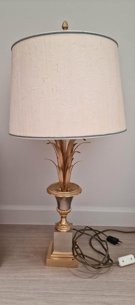 Hollywood Regency Boulanger palm lamp, Huis en Inrichting, Lampen | Tafellampen, Zo goed als nieuw, Metaal, Ophalen