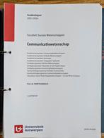 Communicatiewetenschap, Ophalen of Verzenden, Gelezen