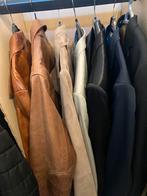 Vintage kleding leder en stof, Ophalen, Gedragen, Maat 52/54 (L)