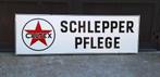 Groot emaille reclame bord van Caltex Motor oil️️⛽️, Ophalen of Verzenden, Gebruikt, Reclamebord
