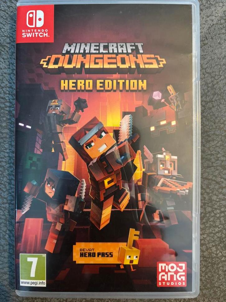 Minecraft Dungeons - Hero Edition, Games en Spelcomputers, Games | Nintendo Switch, Avontuur en Actie, Vanaf 12 jaar, Verzenden