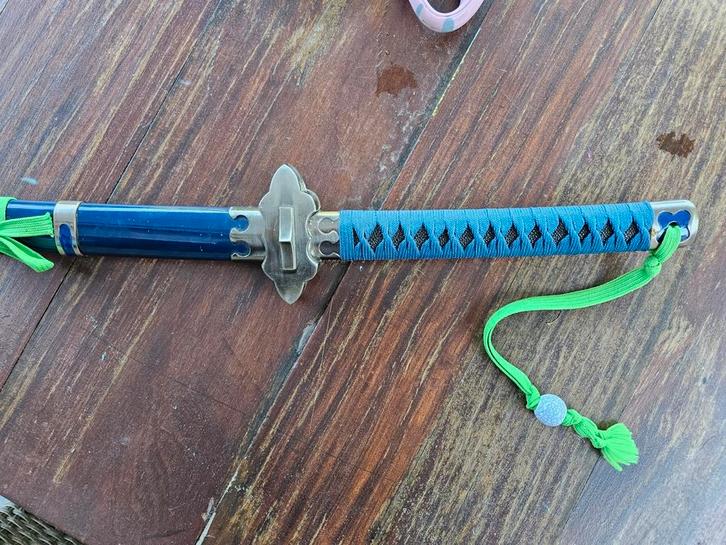 katana - Kurikara, exorciste bleu, Hobby en Vrije tijd, Kostuums, Theaterbenodigdheden en LARP, Zo goed als nieuw, Ophalen of Verzenden
