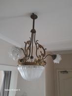 antieke kroonluchter met kristal glas, Ophalen