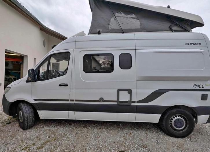Mercedes Sprinter Hymer Free 600s - BJ 2020 - KM 22.000, Caravans en Kamperen, Mobilhomes, Bedrijf, tot en met 4, Hymer, Mercedes