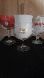 glas Cuvée de l'Ermitage grand cru/JUDAS/ ST IDESBALD -abdij, Ophalen of Verzenden, Bierglas