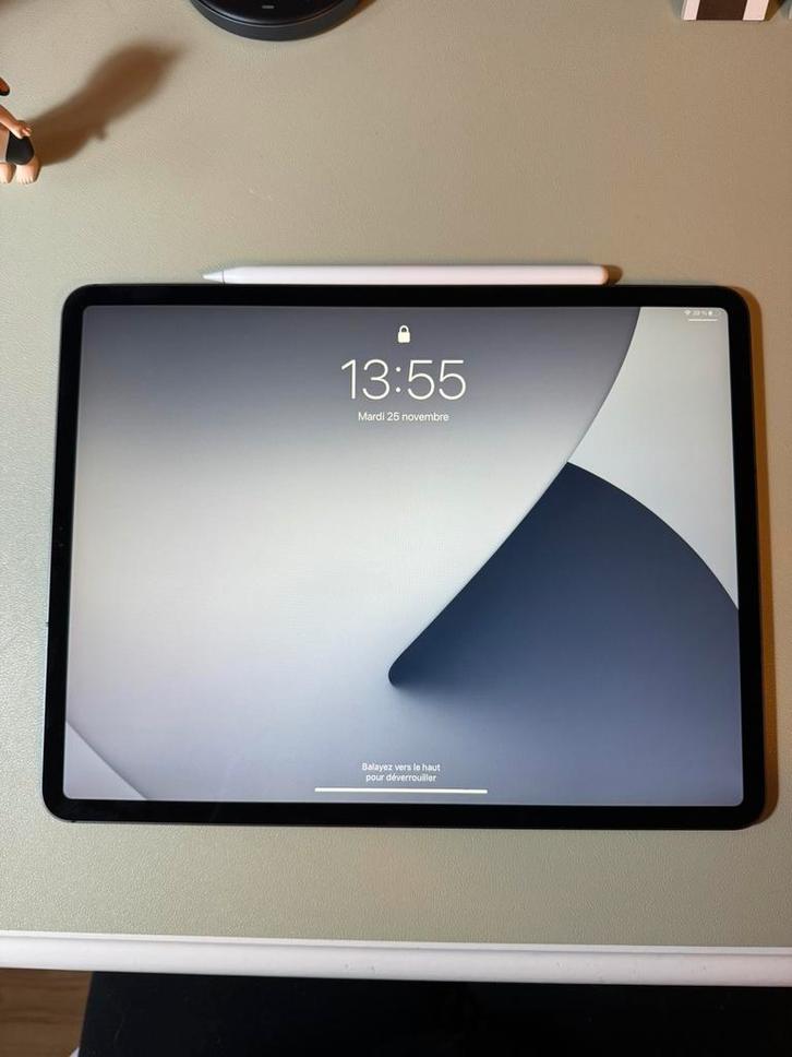 iPad Pro 12,9” (3e génération) 256 Go + Apple Pencil, Computers en Software, Apple iPads, Zo goed als nieuw, Wi-Fi, 12 inch, 256 GB