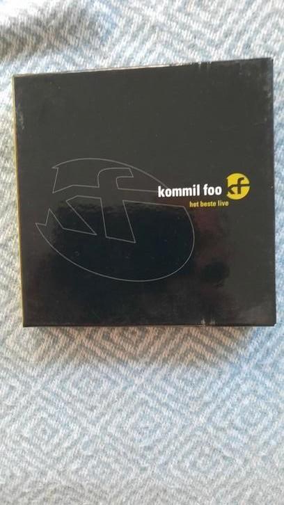 3cd box KOMMIL FOO De beste live (2003), Cd's en Dvd's, Cd's | Nederlandstalig, Zo goed als nieuw, Boxset, Ophalen of Verzenden