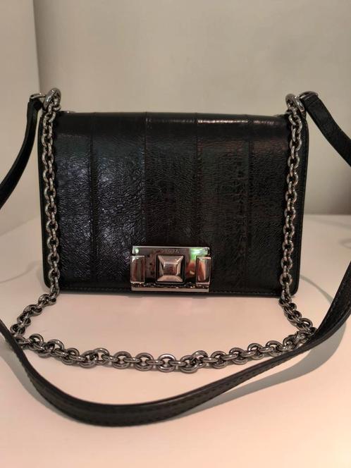 Sac en cuir - Furla - noir, Handtassen en Accessoires, Tassen | Damestassen, Zo goed als nieuw, Zwart, Ophalen