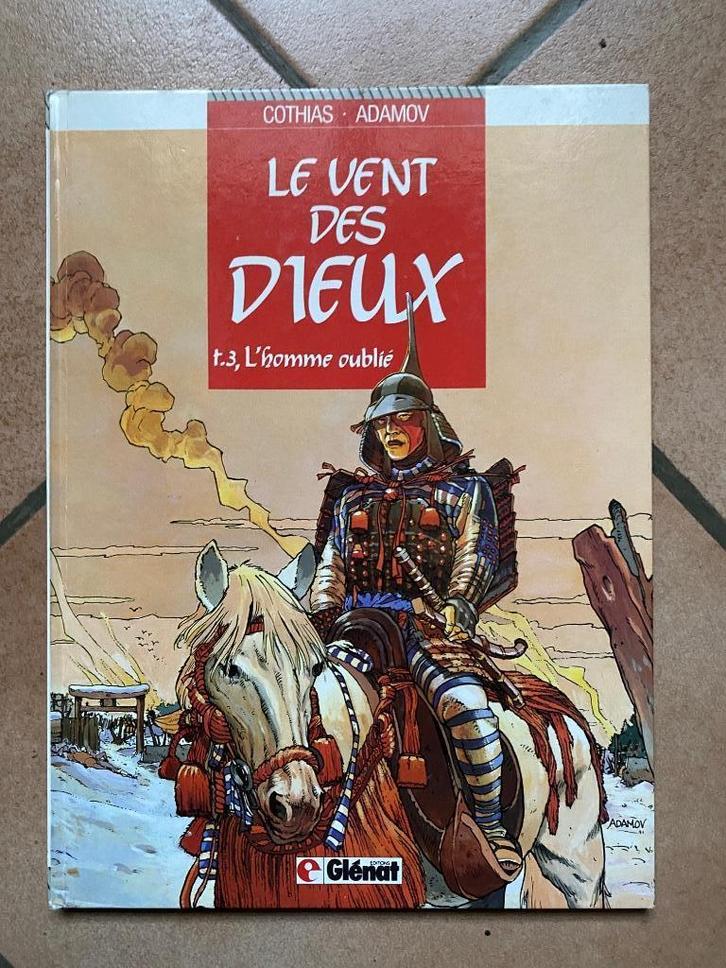 BD Le vent des Dieux T3 L’homme oublié Cotias Adamov 1987, Boeken, Stripverhalen, Gelezen, Eén stripboek, Verzenden