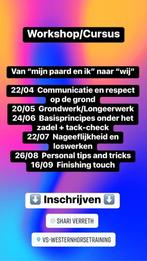 Workshop/Cursus van "mijn paard en ik" naar "wij", Ophalen of Verzenden, Nieuw