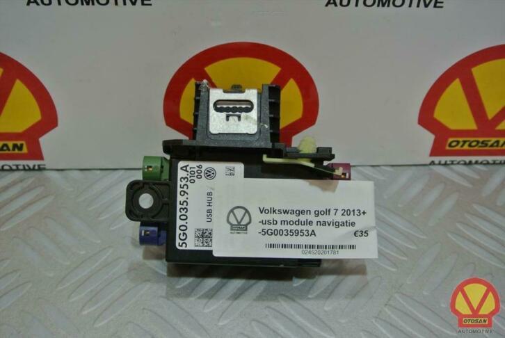 vw golf 7 usb module navigatie 5g0035953a, Auto-onderdelen, Elektronica en Kabels, Volkswagen, Gebruikt