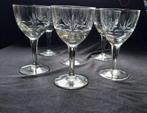 6 grote glazen van geblazen kristal., Antiek en Kunst, Antiek | Glaswerk en Kristal, Ophalen of Verzenden