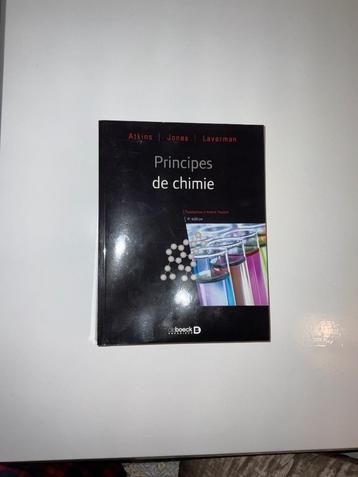 Principes de chimie : Atkins, Jones, Laverman  disponible aux enchères