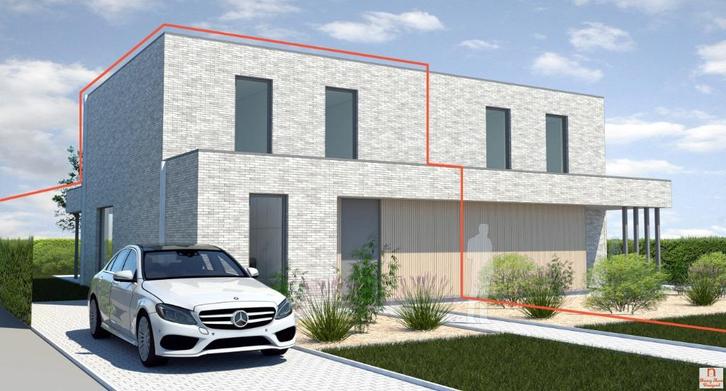 Halfopen BEN-woning in rustige woonstraat in Tervant (Paal), Immo, Nieuwbouwprojecten, Twee onder één kap