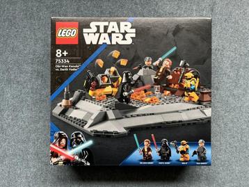 Lego 75334 Star Wars Obi-Wan Kenobi vs. Darth Vader NIEUW beschikbaar voor biedingen
