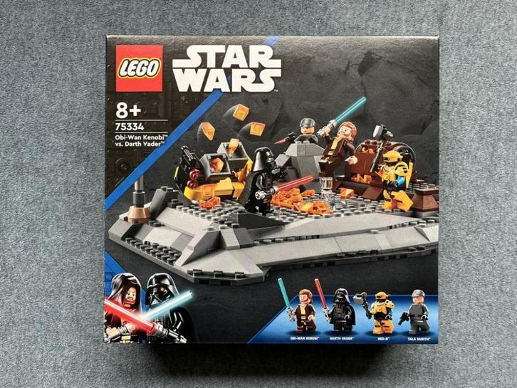 Lego 75334 Star Wars Obi-Wan Kenobi vs. Darth Vader NIEUW, Kinderen en Baby's, Speelgoed | Duplo en Lego, Nieuw, Lego, Complete set
