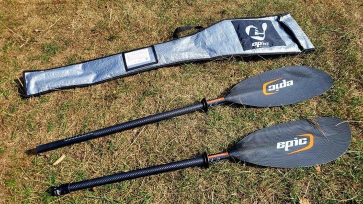 Epic Active Tour Carbon 3k Verstelbare Peddel, Watersport en Boten, Peddels, Zo goed als nieuw, Dubbelbladige peddel, Verzenden