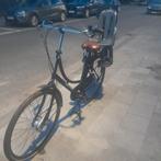 Rotterdammer fiets met goed kinderzitje, Fietsen en Brommers, Ophalen, 1 zitje, Gebruikt, Dubbele standaard
