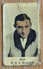 1930s (pre panini) Marcel Arys Racing C. Bruxelles, Ophalen of Verzenden, Gebruikt, Poster, Plaatje of Sticker
