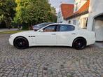 Maserati Quattroporte 4.2i Sport GT 2007 - Unieke uitvoering, Auto's, Automaat, 8 cilinders, Wit, Leder