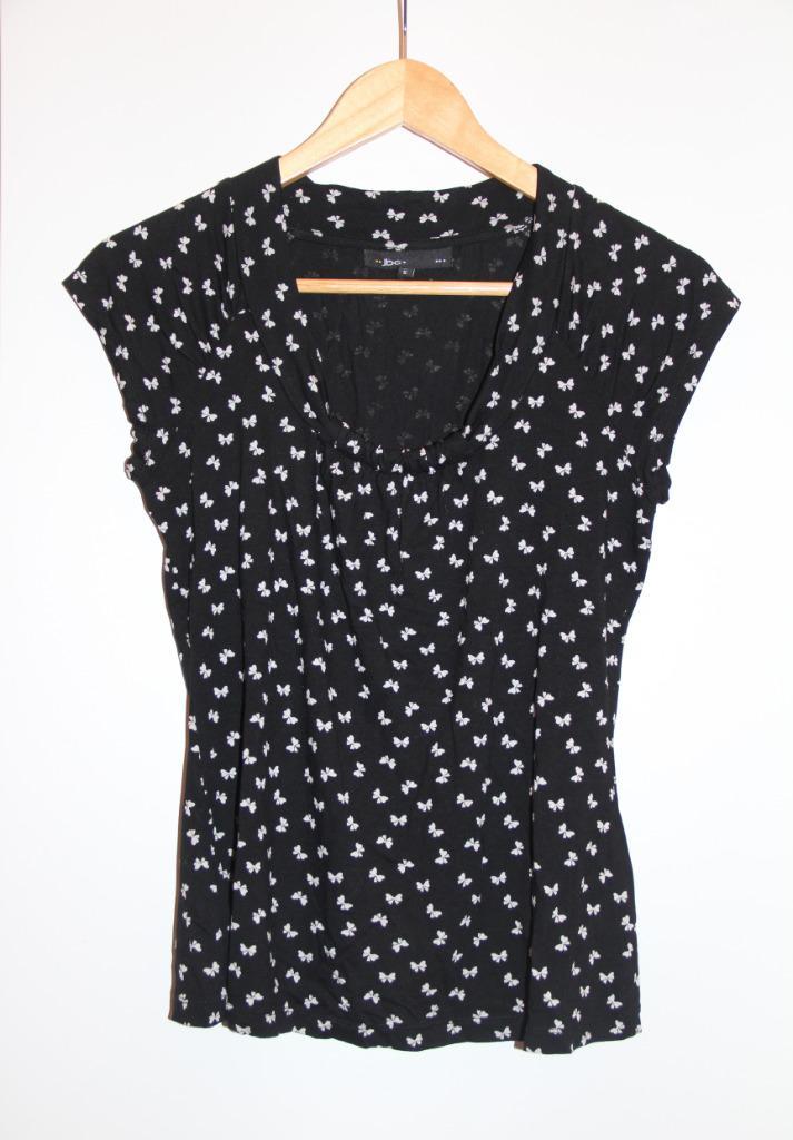 Blouse noire motif noeuds papillons blancs JBC S, Vêtements | Femmes, Tops, Comme neuf, Taille 36 (S), Noir, Manches courtes, Enlèvement ou Envoi