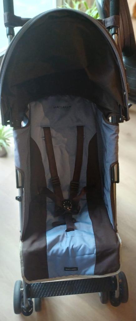 Buggy, Kinderen en Baby's, Buggy's, Gebruikt, Maclaren, Regenhoes, Verstelbare rugleuning, Zonnekap, Ophalen
