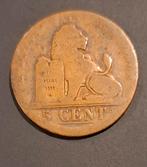 5 centimes België 1834, Postzegels en Munten, Munten | België, Ophalen of Verzenden, Losse munt