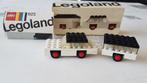 LEGOLAND 623-2 White Car and Camper - 1970, Ophalen of Verzenden, Gebruikt, Complete set