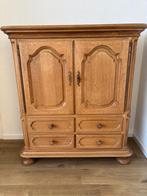 Eiken barkast, Huis en Inrichting, Ophalen, Gebruikt, 100 tot 150 cm, Rustiek