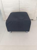 IKEA KLIPPAN pouf / repose pieds noir, Ophalen, Gebruikt, Metaal, 50 tot 75 cm
