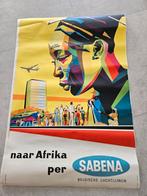 Naar Afrika met Sabena originele affiche, Collections, Aviation, Comme neuf, Enlèvement ou Envoi