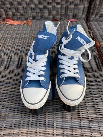 Rolschaatsen chuck roller roces maat 39 blauw, Enlèvement, Comme neuf, Roces