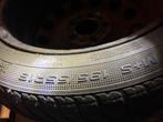 4 Winterbanden op velg 195/55R16 87H, Auto-onderdelen, Banden en Velgen, Ophalen, Gebruikt, 16 inch, Banden en Velgen