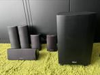 Complete 5.1 Surround set: Magnat subwoofer & Onkyo speakers, Audio, Tv en Foto, Luidsprekerboxen, Gebruikt, Magnat, Ophalen of Verzenden