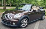Mini One Cabrio 1.6i **AIRCO*LEDER*ZETELVERW**, Auto's, Mini, Beige, 4 cilinders, Leder, Handgeschakeld