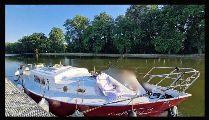 Te koop: Kruiser kajuitmotorboot – €3.500, Watersport en Boten, Motorboten en Motorjachten, Gebruikt, Staal, 6 tot 9 meter, Diesel