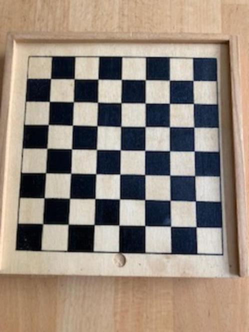 Set houten gezelschapsspellen, Hobby en Vrije tijd, Gezelschapsspellen | Bordspellen, Gebruikt, Een of twee spelers, Reisspel