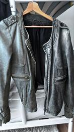 Leder jas, Kleding | Dames, Jasjes, Kostuums en Pakken, Jasje, Grijs, Gedragen, Ophalen