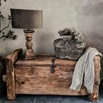 Antiek massief houten kist., Enlèvement, Comme neuf