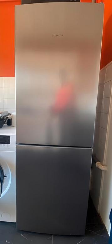 Siemens koelkast diepvries combinatie Inox-Look, Elektronische apparatuur, Koelkasten en IJskasten, Ophalen of Verzenden, Zo goed als nieuw