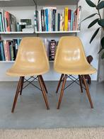 Set vintage Eames DSW in Light Ochre - Herman Miller, Ophalen of Verzenden, Zo goed als nieuw