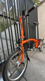 Brompton S6L oranje bagagerek voor dynamo met 6 versnellinge, Fietsen en Brommers, Ophalen, Brompton, 14 tot 16 inch, Versnellingen