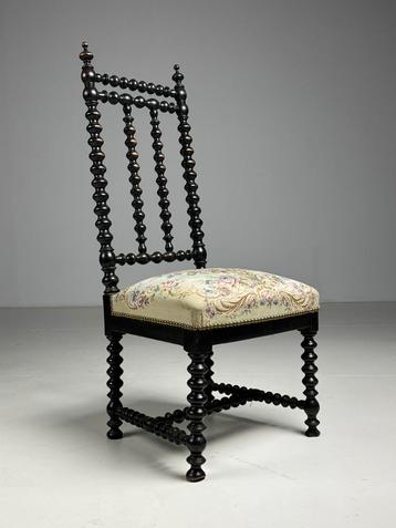 Franse Bobbin stoel zwart beschikbaar voor biedingen