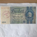 100 Reichsmark Allemagne 1935, Enlèvement ou Envoi, Billets en vrac, Allemagne