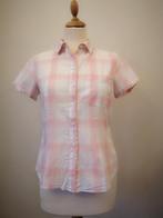 Geruite blouse met korte mouwen, H&M, Wit, Zo goed als nieuw, Ophalen