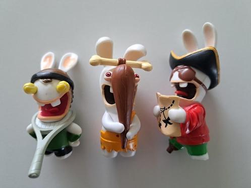 Lot 3x Rayman Raving Rabbids - Mooie staat, Verzamelen, Poppetjes en Figuurtjes, Gebruikt, Ophalen of Verzenden