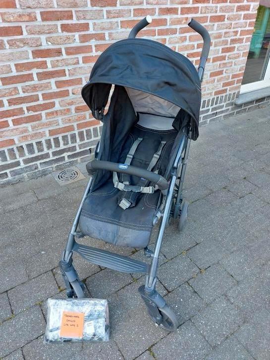 Chicco Liteway plooibuggy incl. regenhoes, Kinderen en Baby's, Buggy's, Gebruikt, Ophalen
